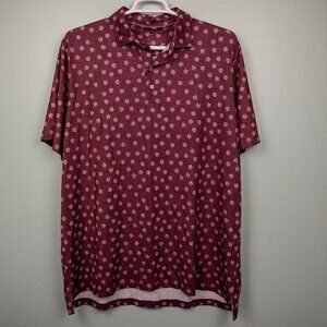 Johnnie-O Texas A&M maroon short sleeve polo short-XXL